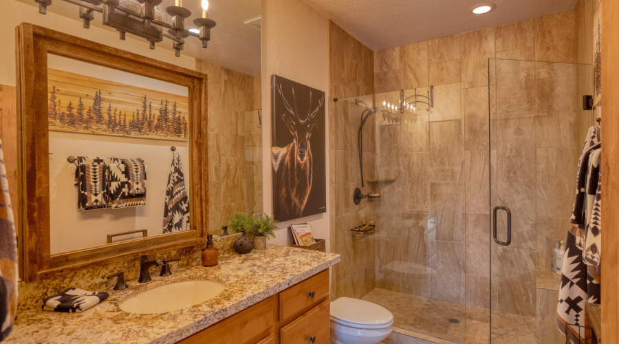 Stunning Master bath 1 walkin shower