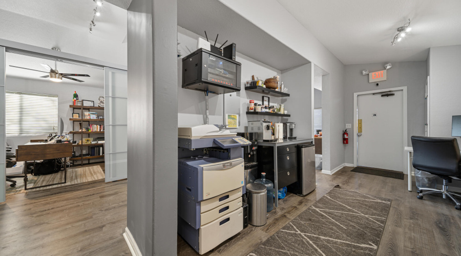 Employee Work & Beverage/Snack Area