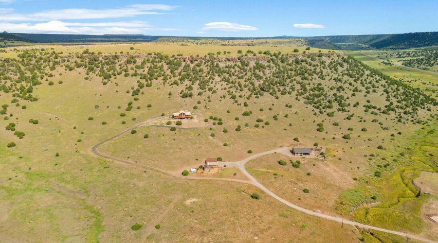 Aerial view to Northeast