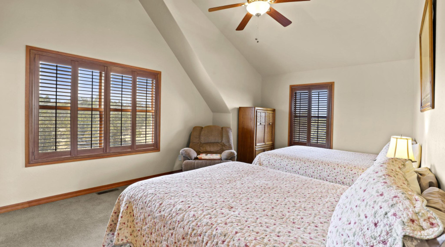 Upstairs guest bed 1