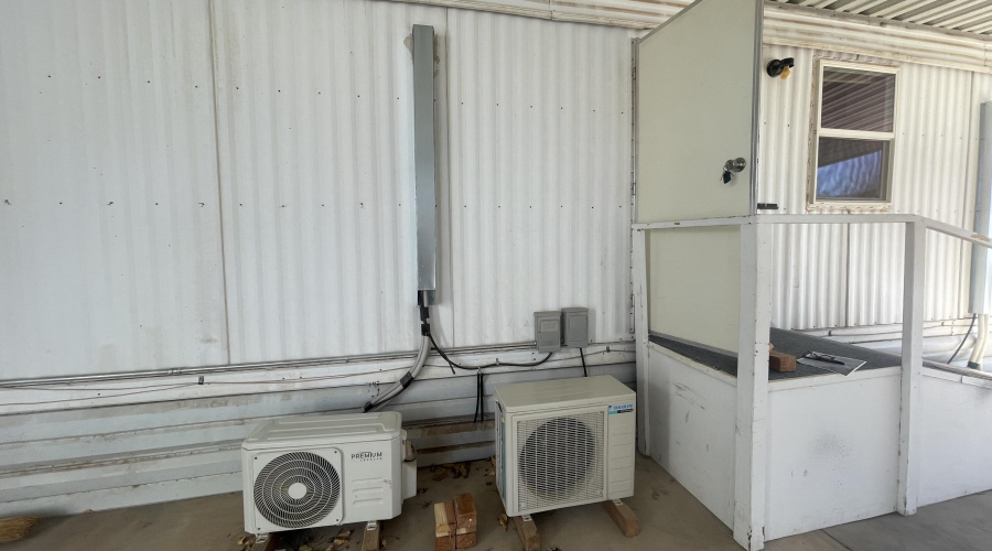 Cov patio new mini splits