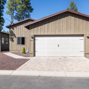 Front w/ 2-car oversized garage