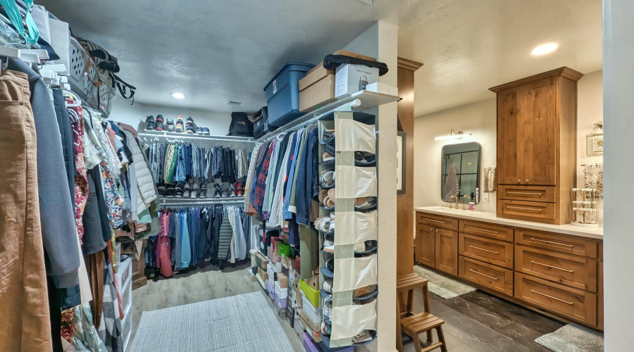 Master closet
