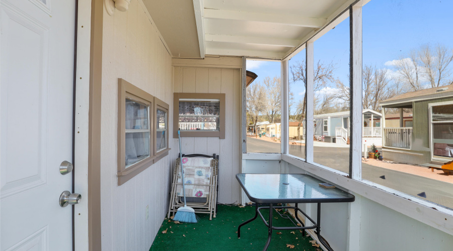 Covered Patio Entry