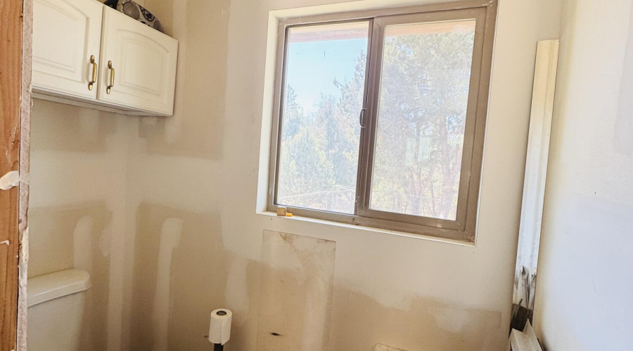 bathroom in workshop