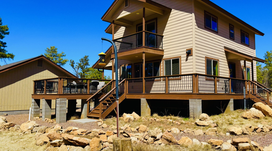 outside entertaining area