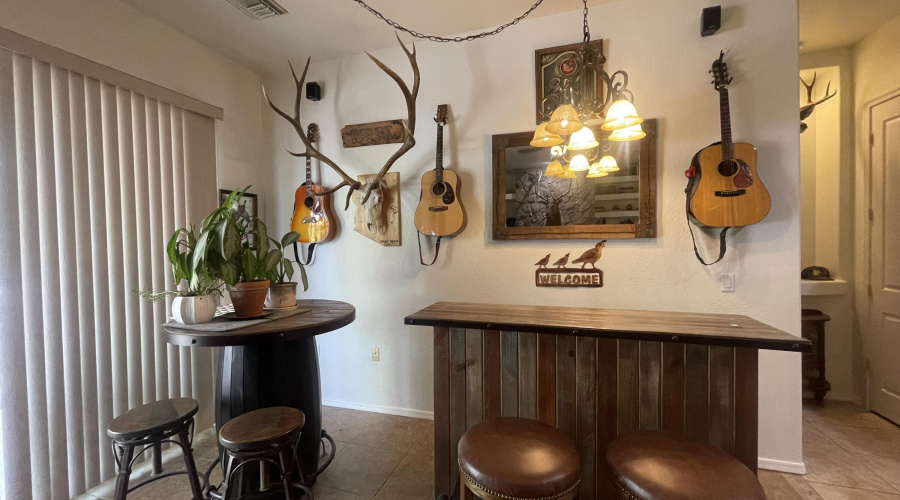 room for pub seating