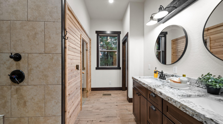 Primary Bathroom with Sauna