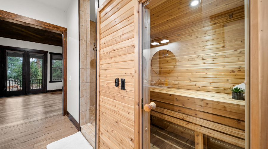 Sauna off Primary Bath