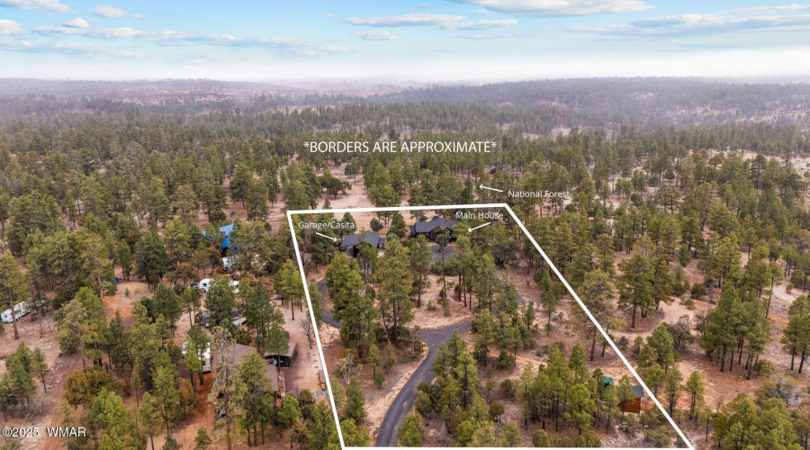 Aerial Property Lines with Labels