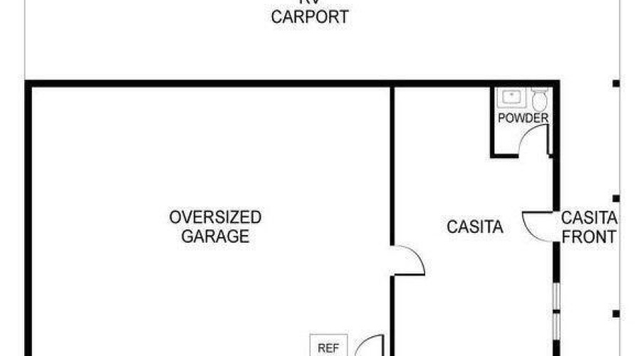 Garage-Casita-RV Carport Est. FP-