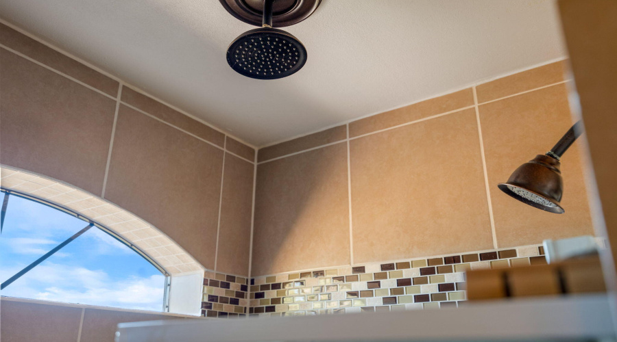 Dual heads in Master Shower