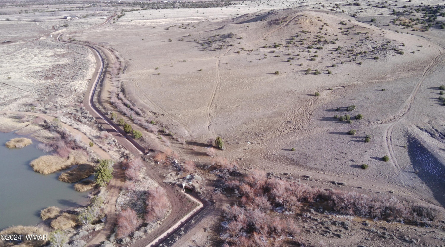 View of parcel -002D towards the south