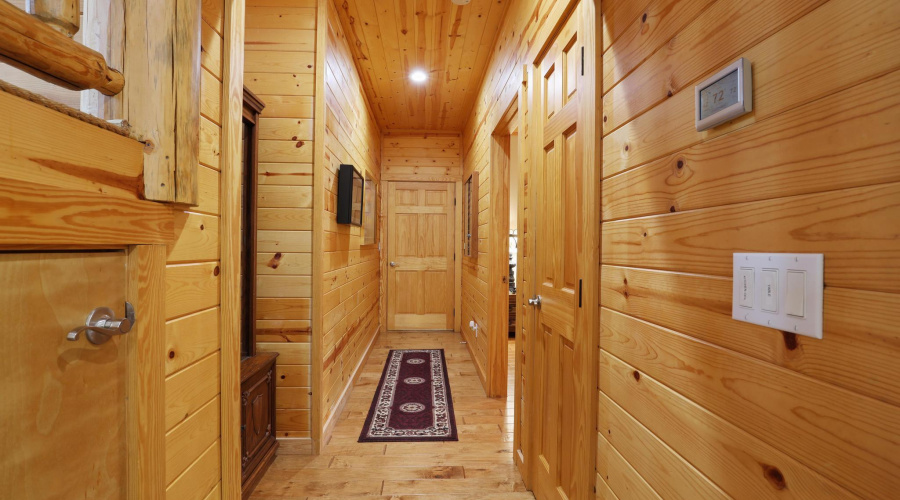 Hall to Laundry and storage