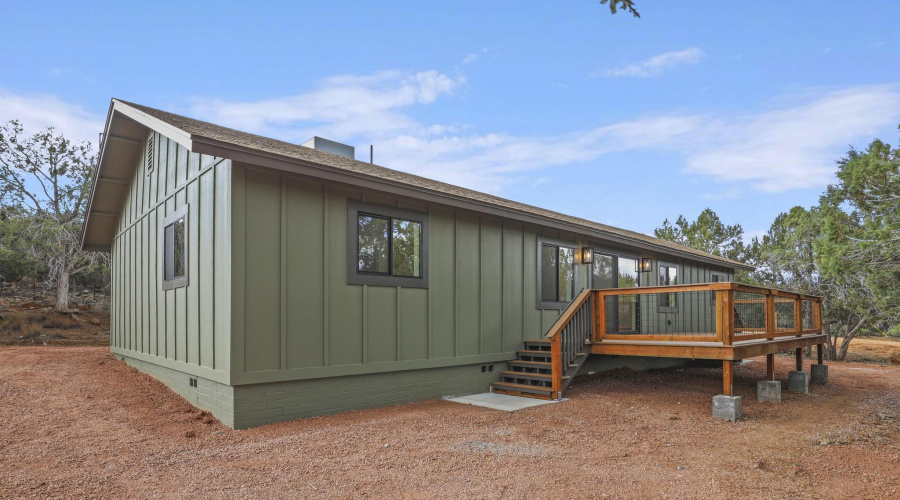 North & West side of home