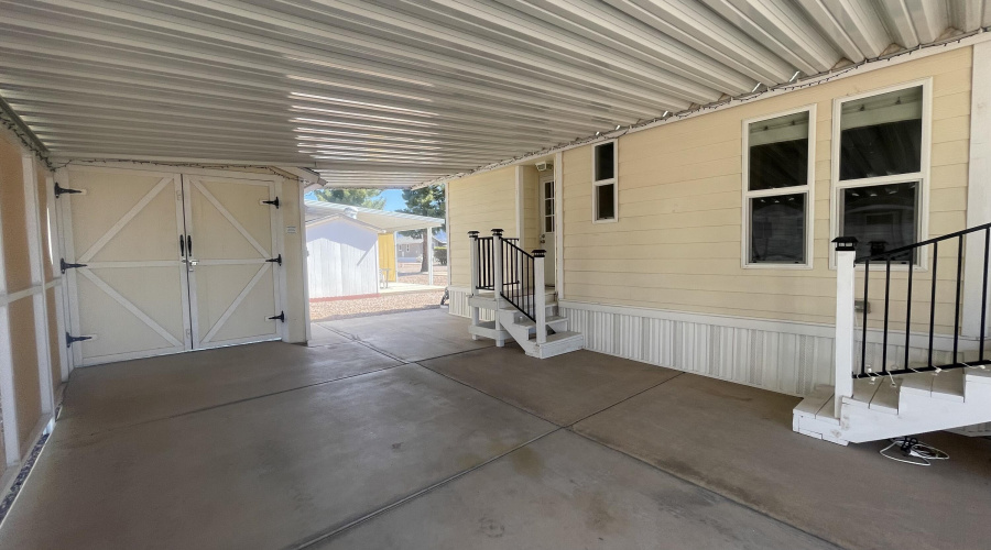 2 covered entry doors