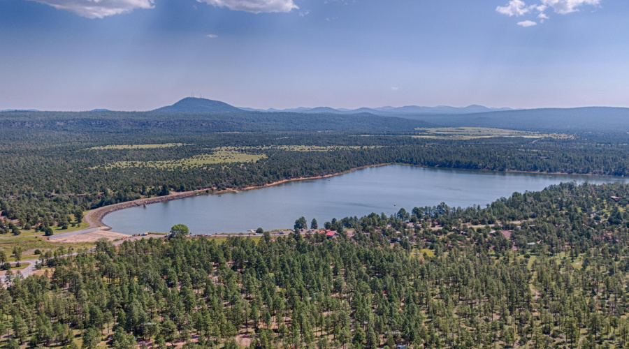 Aerial View of Lake