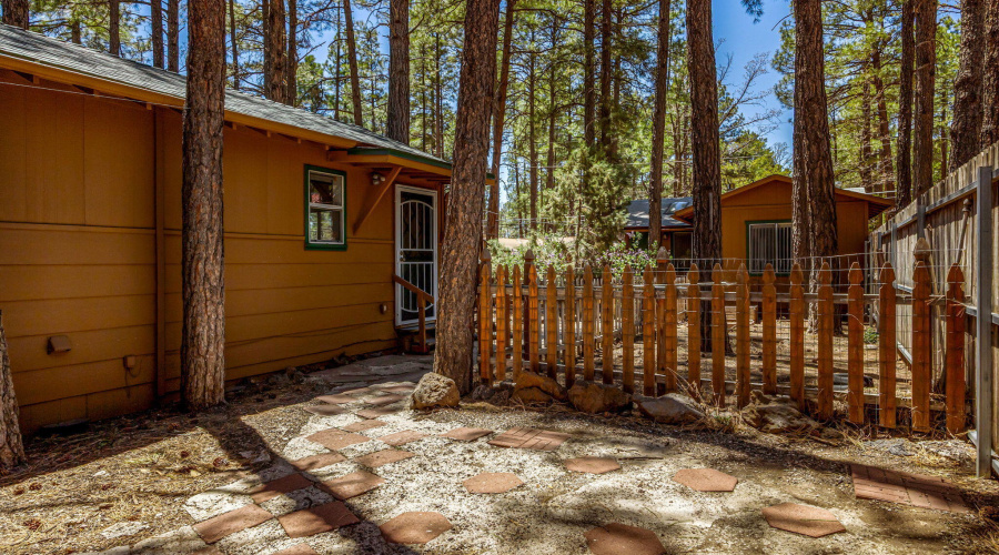 Side Yard, Garden and Guest House