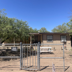 Front walk through gate