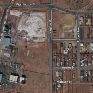Aerial view to lot