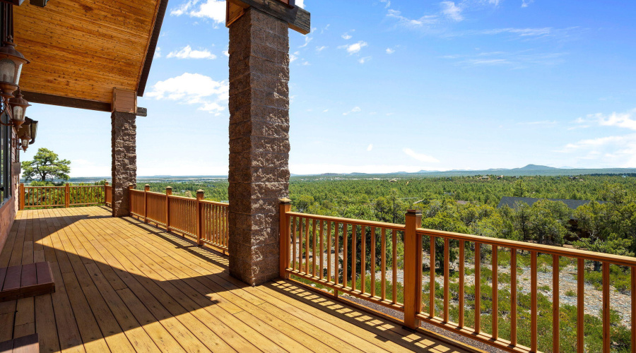 Expansive deck space!