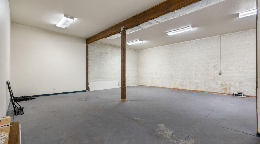 Massive garage space