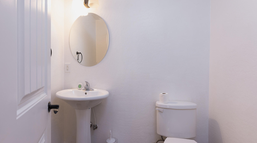 Main floor half bath