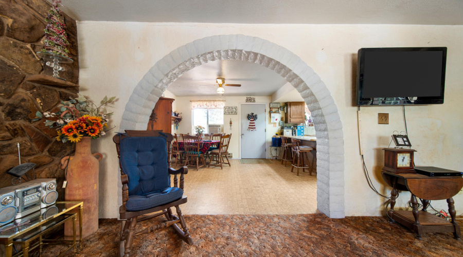 Archway to the Kitchen