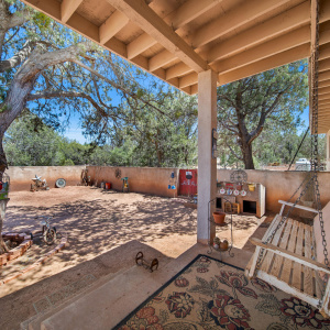 Covered Back Porch