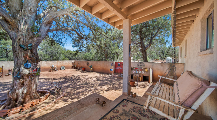 Covered Back Porch