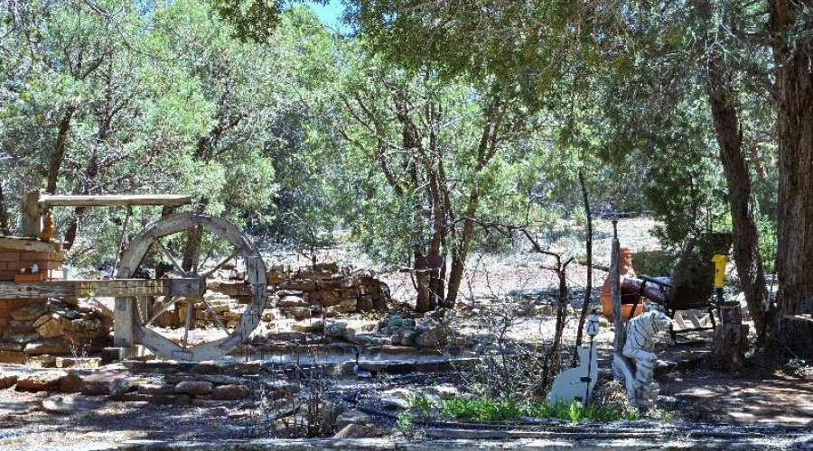 Waterwheel With a Pond
