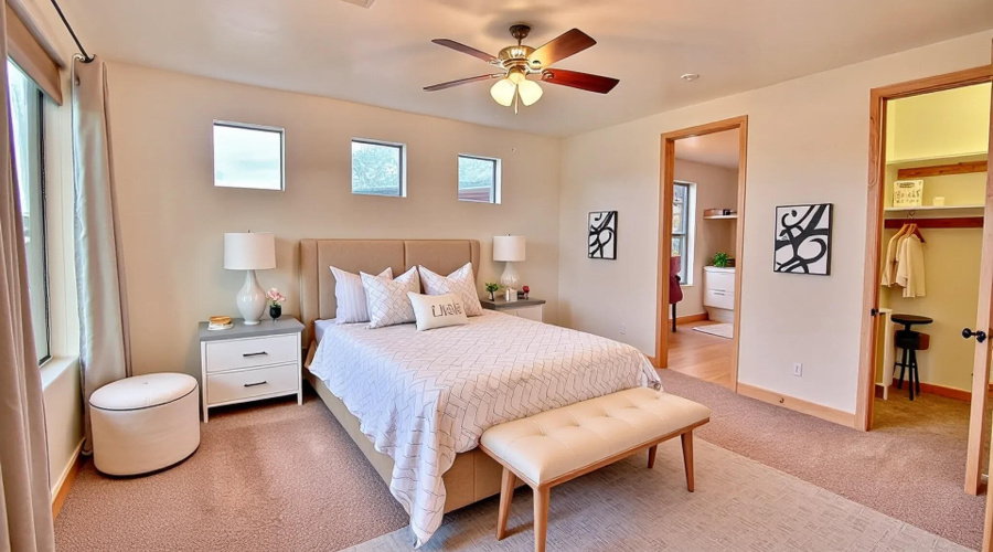 Primary Bedroom Suite Virtual Staging