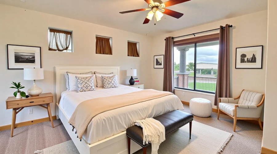 West Bedroom Suite Virtual Staging