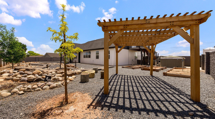 Pergola in Yard