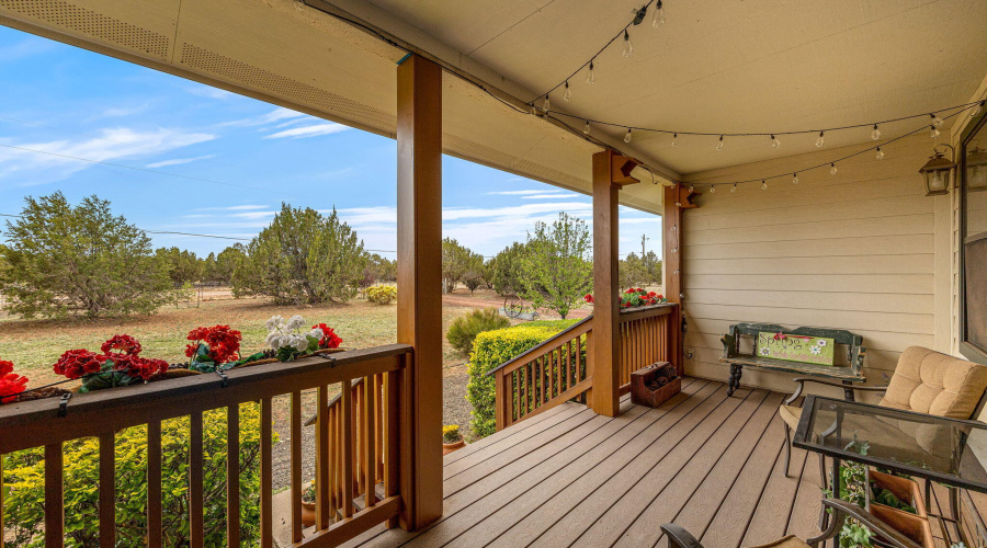 Covered Front Deck