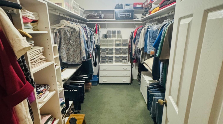 Primary Walk In Closet