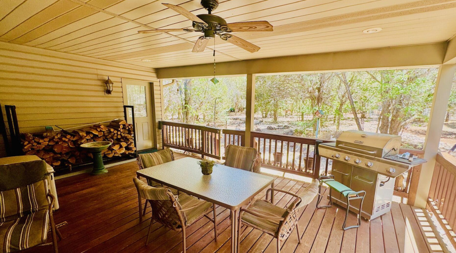 Covered Back Deck