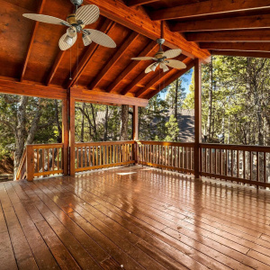 Front Deck of Home in Lakeside, AZ