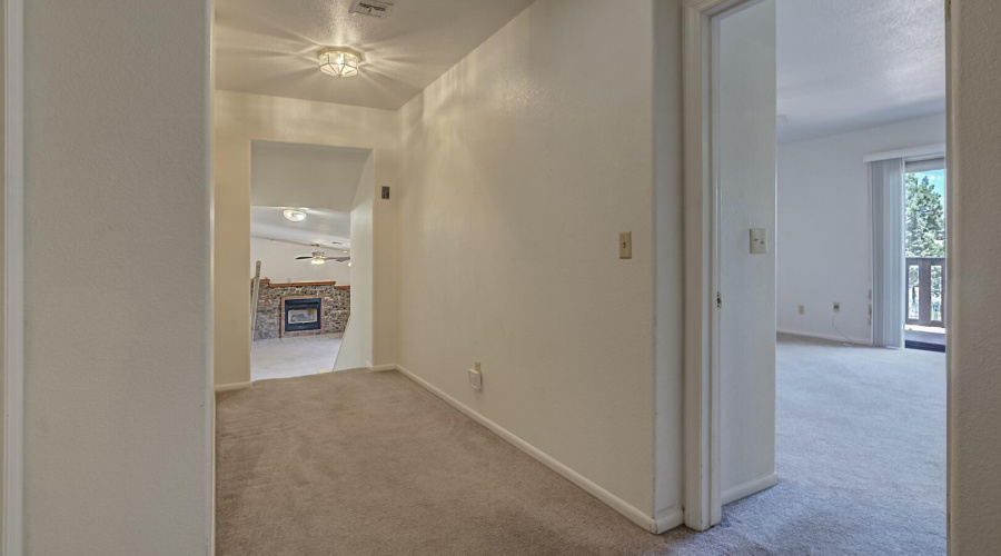 Hallway at the top of the stairs