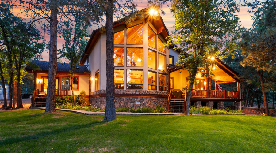 F side twilight view 3