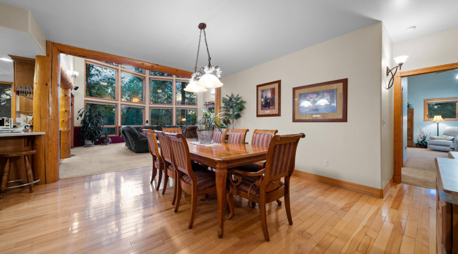 F dining room view to family room master