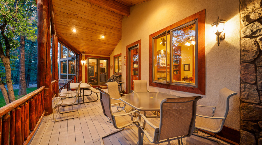 F side deck twilight view 2