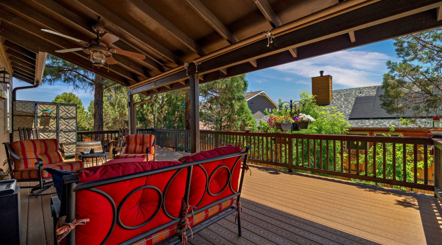 Covered Back Deck