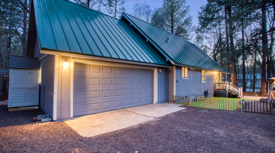 Organized 2-Car Garage w/Heat