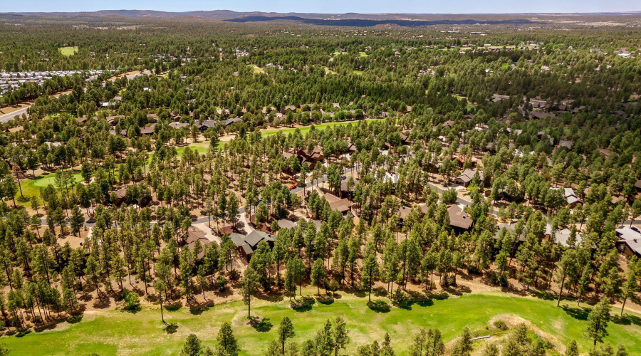 Aerial View of Fairways & Community