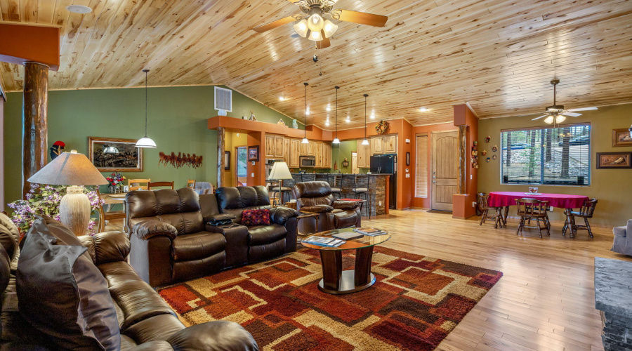 Living Room - Kitchen & Dining Room