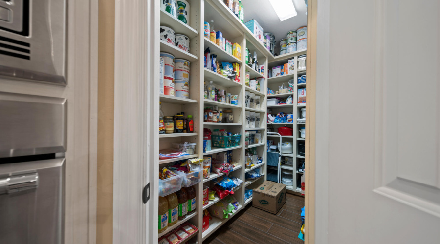 A kitchen pantry