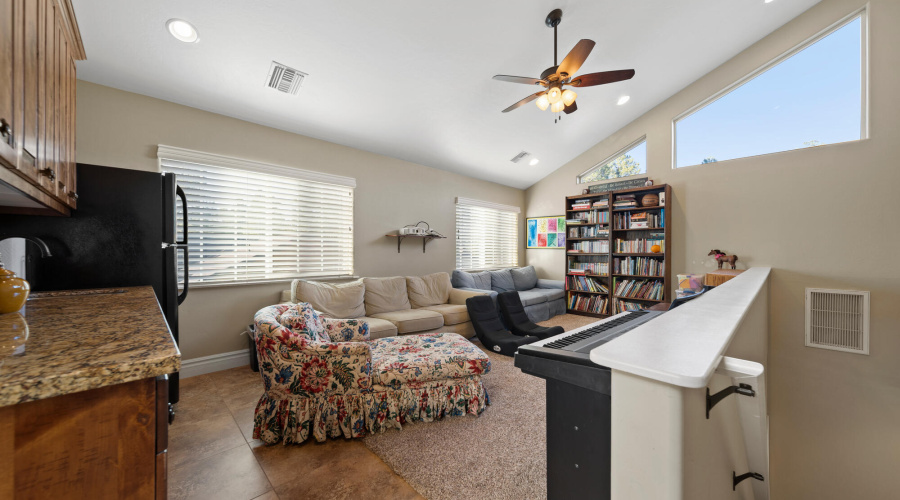 A loft with kitchenette