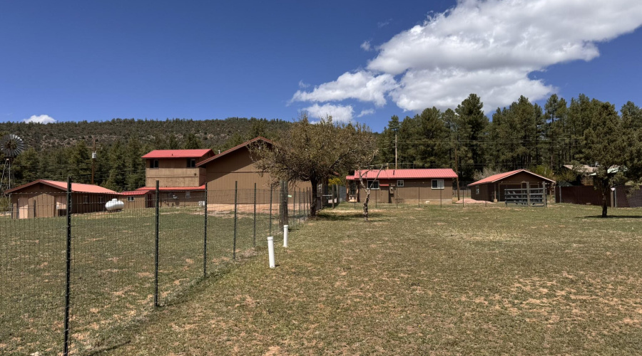 2 - 5 structures plus shed