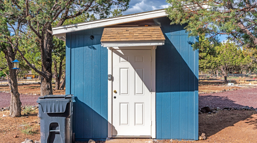Water well pump house